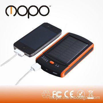 Dual USB output solar power bank,for all 5v devices.
